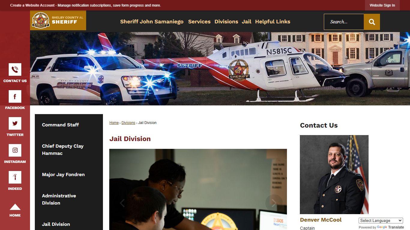 Jail Division | Shelby County Sheriff, AL